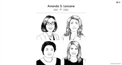 Desktop Screenshot of amandalanzone.com