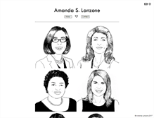 Tablet Screenshot of amandalanzone.com